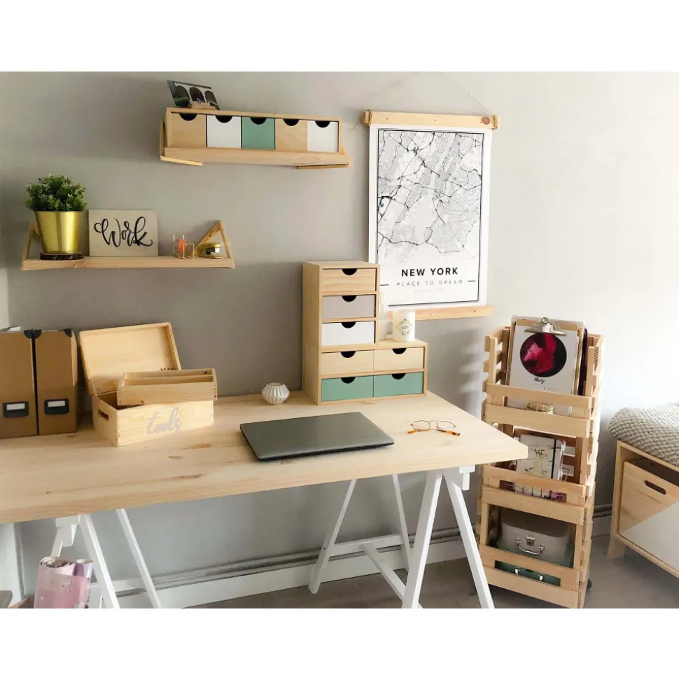 ASTIGARRAGA - Caisse de rangement sur roulettes evolution (lot de 3)