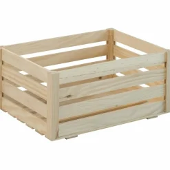 ASTIGARRAGA - Caisse de rangement en pin massif 36 x 25 x 17 cm