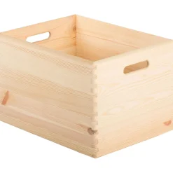 ASTIGARRAGA - Caisse en bois de rangement 40 x 30 x 23 cm