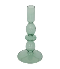 ATMOSPHERA - Bougeoir chandelier en verre h 19 cm