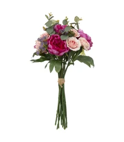 ATMOSPHERA - Bouquet composé fleurs artificielles d. 30 x h. 53 cm