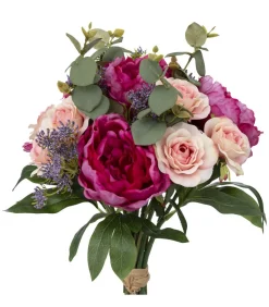 ATMOSPHERA - Bouquet composé fleurs artificielles d. 30 x h. 53 cm