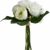 ATMOSPHERA - Bouquet de fleurs artificielles blanches - h. 30 cm