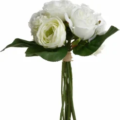 ATMOSPHERA - Bouquet de fleurs artificielles blanches - h. 30 cm