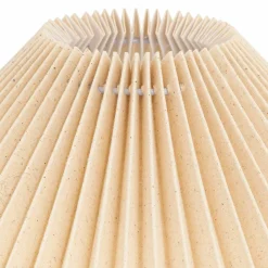 ATMOSPHERA - Lampe cylindre en céramique - h. 38 cm - beige