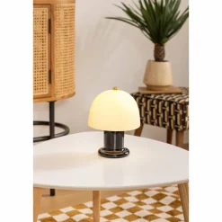 ATMOSPHERA - Lampe led à poser seattle - h. 21 cm - noir