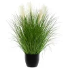ATMOSPHERA - Plante artificielle ​​​​​​​bouquet herbes dans un pot h 105 cm