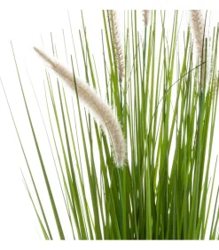 ATMOSPHERA - Plante artificielle bouquet d'herbes roseau des étangs dans un pot h 70 cm