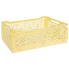 ATMOSPHERA CREATEUR D'INTERIEUR - Cagette pliante "arry" jaune 40x30x15cm