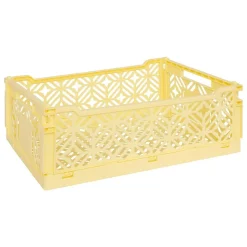 ATMOSPHERA CREATEUR D'INTERIEUR - Cagette pliante "arry" jaune 40x30x15cm