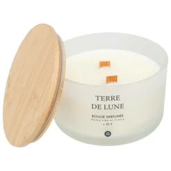 ATMOSPHERA CREATEUR D'INTERIEUR - Bougie parfumée "terre de lune" pétales de musc 420g