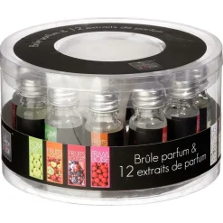 ATMOSPHERA CREATEUR D'INTERIEUR - Brûle - parfum et lot de 12 huiles - 10ml