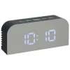 ATMOSPHERA CREATEUR D'INTERIEUR - Réveil digital "nelson" noir 14x6x3,5cm