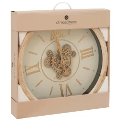 ATMOSPHERA CREATEUR D'INTERIEUR - Horloge "sonika" beige d49,5cm