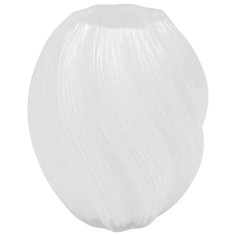 ATMOSPHERA CREATEUR D'INTERIEUR - Vase "valma" blanc h21cm