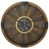 ATMOSPHERA CREATEUR D'INTERIEUR - Horloge "keane" marron d63,5cm