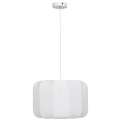 ATMOSPHERA CREATEUR D'INTERIEUR - Suspension "tobie" coton blanc d37cm