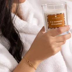 ATMOSPHERA CREATEUR D'INTERIEUR - Bougie parfumée avec bijou mily vanille 220g