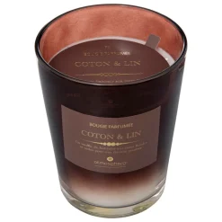 ATMOSPHERA CREATEUR D'INTERIEUR - Bougie parfumée "alma" 855g coton et lin