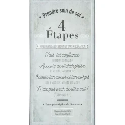 ATMOSPHERA CREATEUR D'INTERIEUR - Sticker "soin de soi" - 32x60 cm