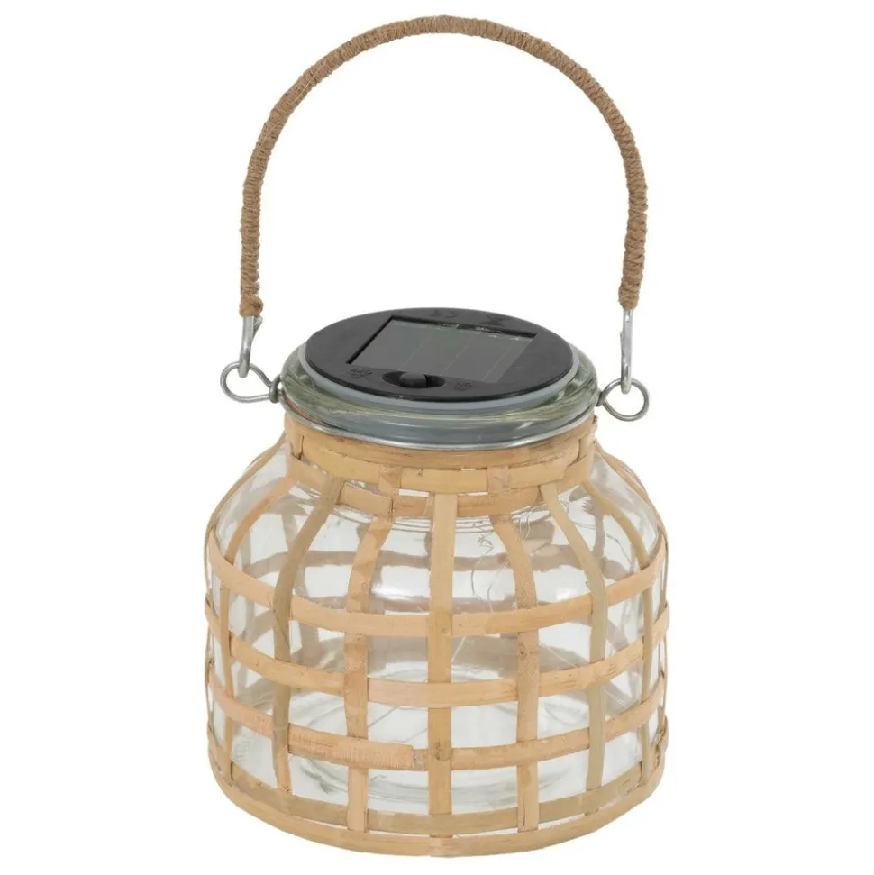 ATMOSPHERA CREATEUR D'INTERIEUR - Lanterne solaire "niky" h12cm beige