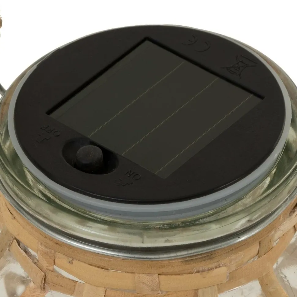 ATMOSPHERA CREATEUR D'INTERIEUR - Lanterne solaire "niky" h12cm beige