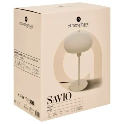 ATMOSPHERA CREATEUR D'INTERIEUR - Lampe champignon à poser "savio" beige h38cm