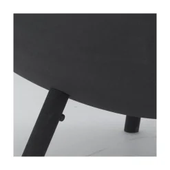 AUBRY GASPARD - Brasero en métal noir sur pieds