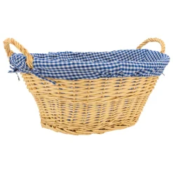 AUBRY GASPARD - Corbeille à linge en osier clair