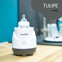 BABYMOOV - Chauffe-biberon vapeur universel tulipe cream