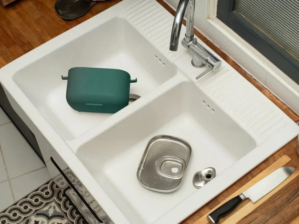 BANDIT - Fontaine à eau sans fil beige pour chat