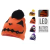 BASICS - Chapeau d'halloween avec lumière led, multicolore, 6 led, alimenté par batterie, 4 modèles. Basics