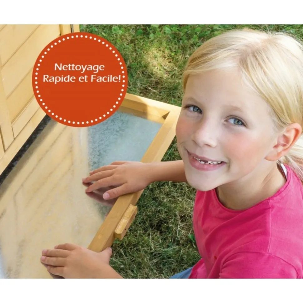 BB LOISIR - Cage clapier enclos lapin extérieur en bois haute qualité pour lapins petits animaux- modèle : 035 ranch 152 x 98 x 118 cm