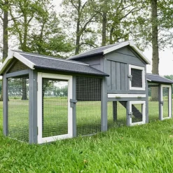 BB LOISIR - Cage clapier enclos lapin extérieur en bois haute qualité pour lapins petits animaux- modèle : 085 don camillo 69x54x85,5cm