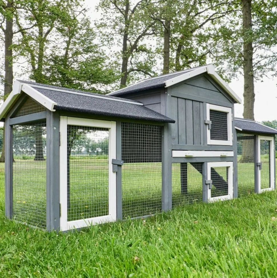 BB LOISIR - Cage clapier enclos lapin extérieur en bois haute qualité pour lapins petits animaux- modèle : 085 don camillo 69x54x85,5cm