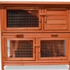 BB LOISIR - Cage clapier enclos lapin extérieur en bois haute qualité pour lapins petits animaux- modèle : 022 mukkel 104 x 55 x 94 cm