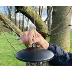 BB LOISIR - Mangeoire oiseaux extérieur à suspendre pour oiseaux sauvages pour jardin balcon distributeur de nourriture «34716 nourri-silo»