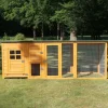 BB LOISIR - Poulailler pour jardin exterieure 5 poules 215 x 80 x 68 cm-modele 149 flexi extra