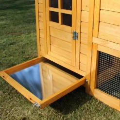 BB LOISIR - Poulailler pour jardin exterieure 5 poules 215 x 80 x 68 cm-modele 149 flexi extra