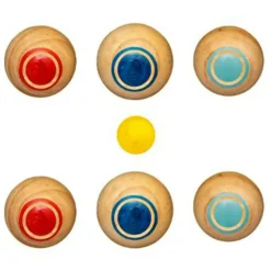 BE TOY'S - Jeu enfant en bois "pétanque" 6cm multicolore