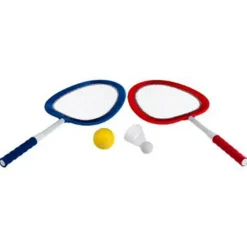 BE TOY'S - Lot de 2 raquettes "souples" 54cm bleu & rouge