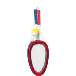 BE TOY'S - Lot de 2 raquettes "souples" 54cm bleu & rouge