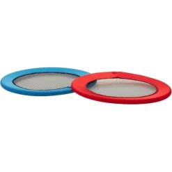BE TOY'S - Lot de 2 raquettes "balles" 30cm rouge & bleu