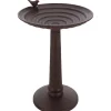 BEST FOR BIRDS - Bain à oiseaux en fonte sur pied xl - 37 cm