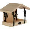 BEST FOR BIRDS - Mangeoire murale en pin et fer