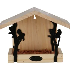 BEST FOR BIRDS - Mangeoire murale en pin et fer