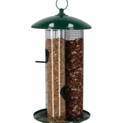 BEST FOR BIRDS - Mangeoire trio xxl graines, cacahuètes et boules de graisse