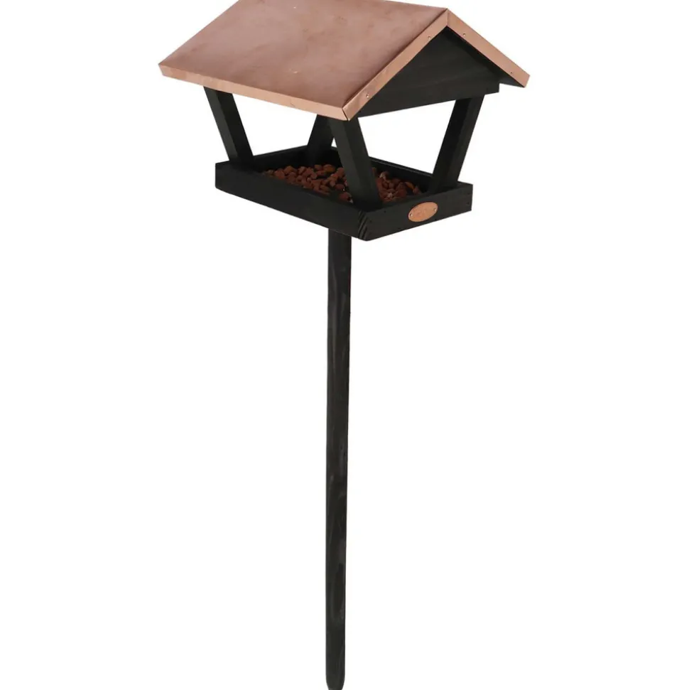 BEST FOR BIRDS - Mangeoire à oiseaux sur pique en pin et cuivre