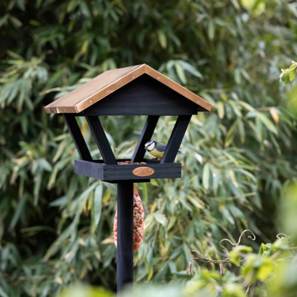 BEST FOR BIRDS - Mangeoire à oiseaux sur pique en pin et cuivre