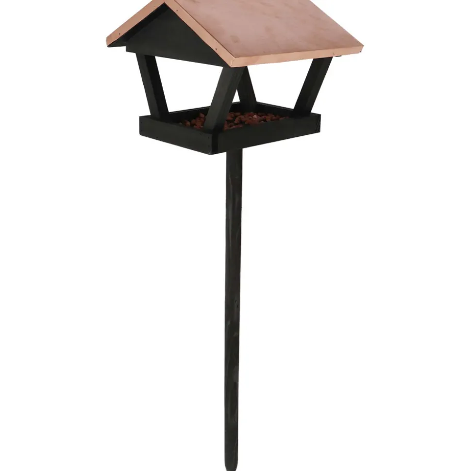 BEST FOR BIRDS - Mangeoire à oiseaux sur pique en pin et cuivre